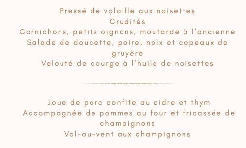 Rendez-vous gourmand du 11 octobre 2026