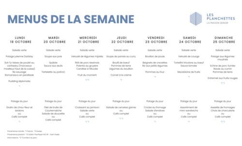 Repas & menus